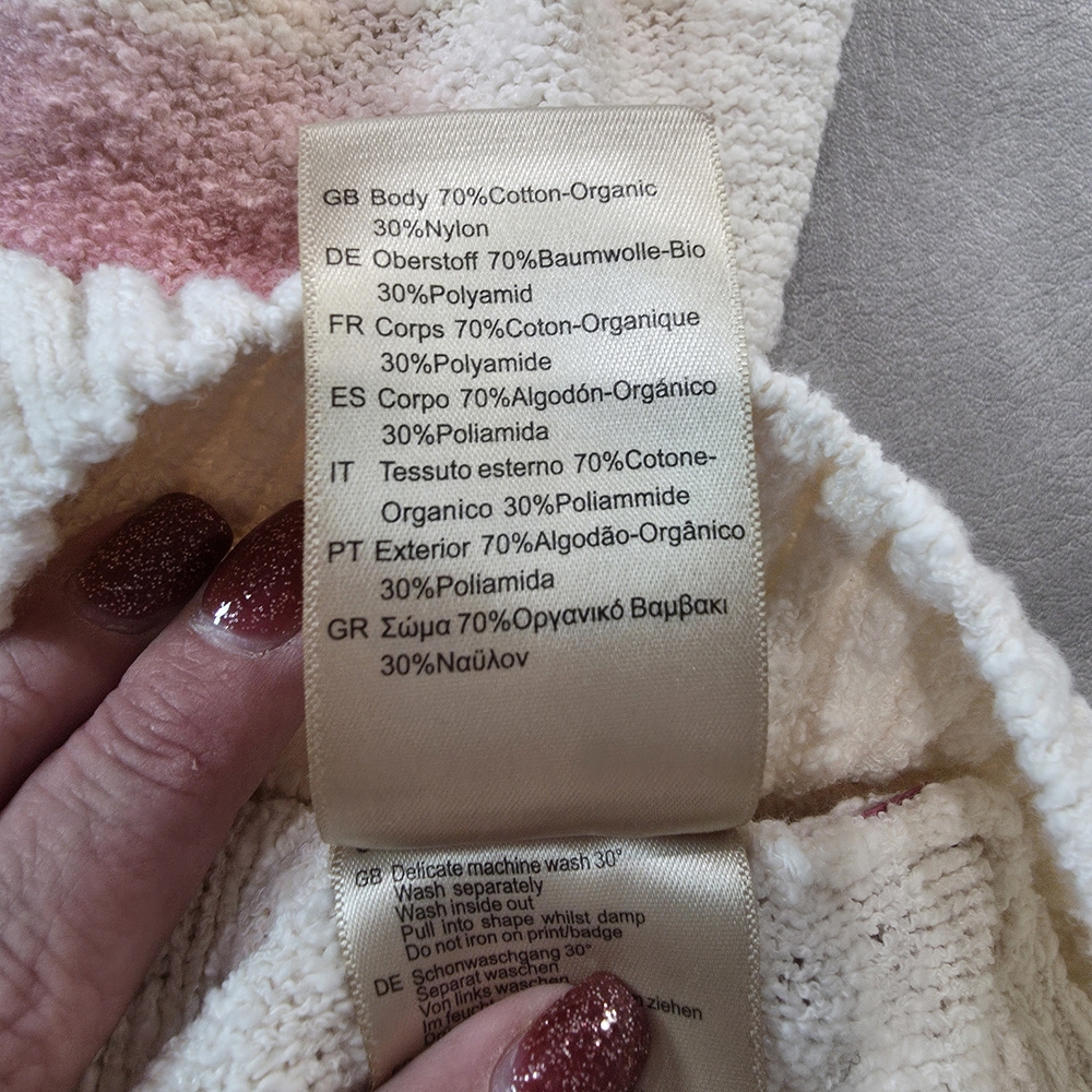 Scotch & Soda embroidered‎ artwork boucle crew neck sweater S - Picture 5 of 12